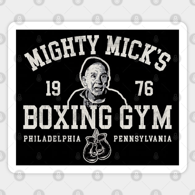 Mighty Mick Boxing Magnet by Alema Art